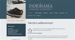 Desktop Screenshot of panorama-im-export.de